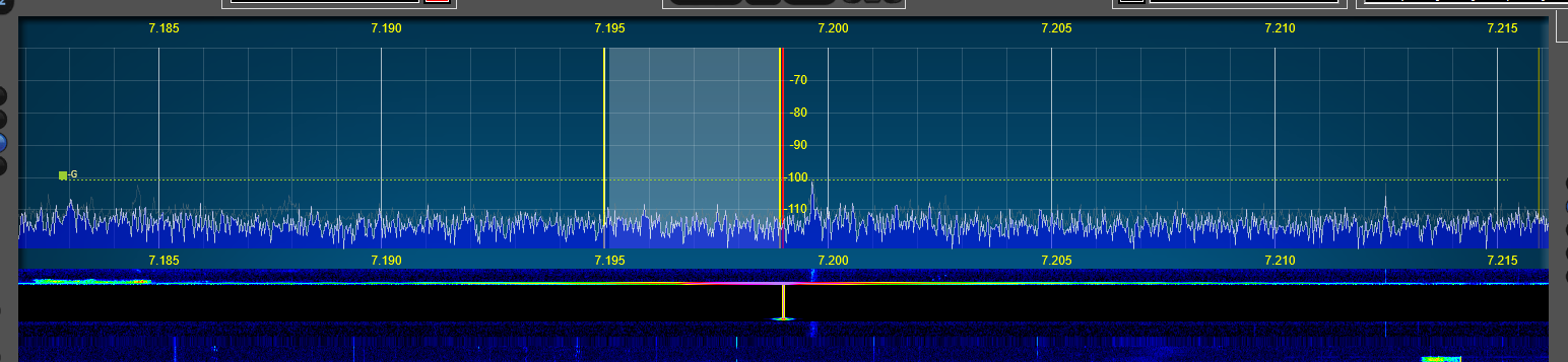 Burst at end of xmit