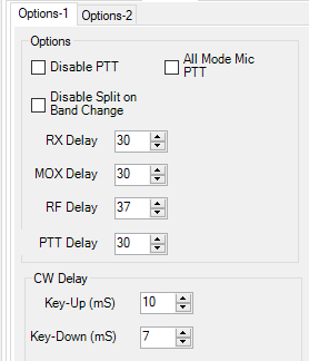 XMIT Options